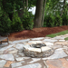 Fire Pit Construction Project After