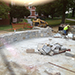 Student Walkway Construction Project Before