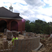 Student Walkway Construction Project Before